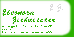 eleonora zechmeister business card